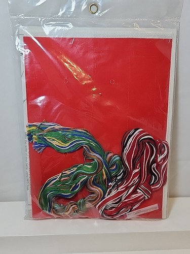 BUCILLA Christmas Stocking Kit SPYING ON SANTA Counted Cross Stitch 82104 NOS - Picture 7 of 7