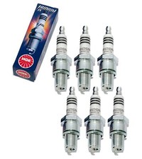 Candele set NGK 6x BR8EIX iridium resistenza 19mm filetto lungo 14mm 5044