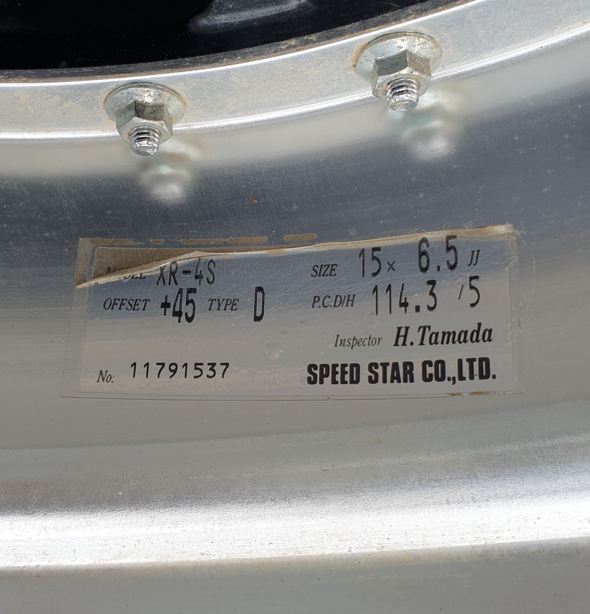 JDM SSR XR-4S 5spoke 15