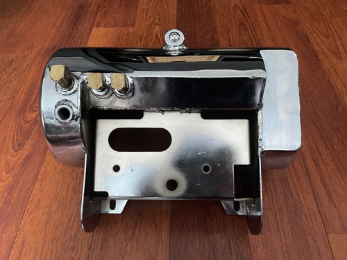 V-Twin 6" Chrome Round Oil Tank 1986-1999 Softail & Rigid Frames P/N 40-0464 - Bild 14 von 18