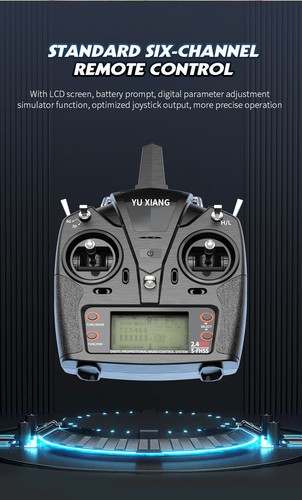 YXZNRC F120 3D 2.4G 6 CH 6 assi giroscopio azionamento diretto senza flybar elicottero RC RTF - Foto 13 di 27