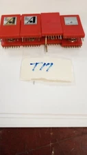 LOT OF 4 ALLIED ELECTRONIC  Integrated Circuit Test Clip TC-16 RED