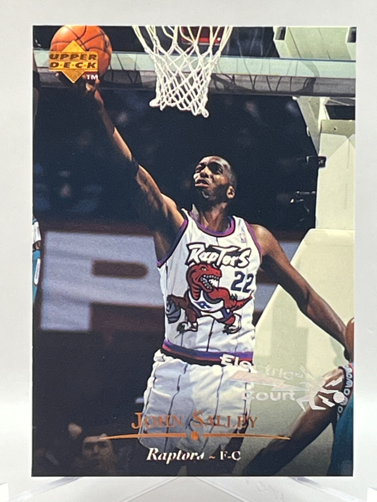 1995-96 Upper Deck NBA Card #307 John Salley Toronto Raptors - Electric Court