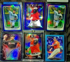 🔥⚾️ JOSE FERNANDEZ Rookie Auto 1st Bowman Chrome 2013 Topps Chrome BLACK /99