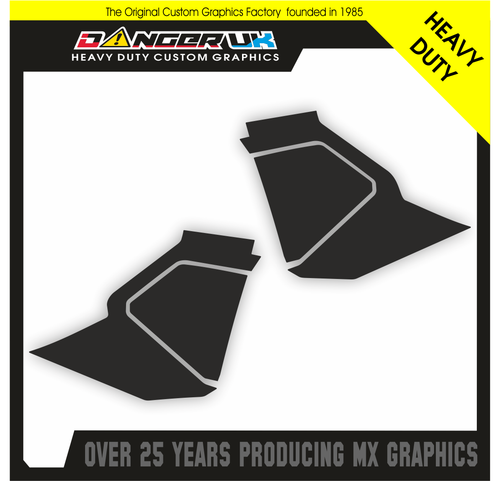 YAMAHA YZ 125 250 2015 - 2021 MOTOCROSS MX AIRBOX GRAPHICS DECALS STICKERS - Picture 1 of 7