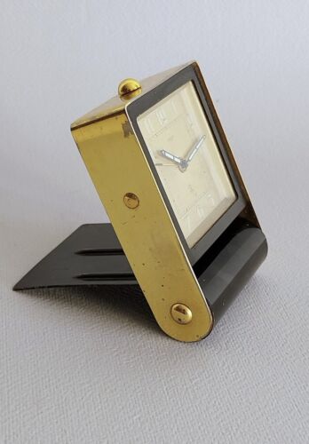 Jaeger Swiss Art Deco - pendulette horloge de bureau réveil " Ados " - Photo 3/13