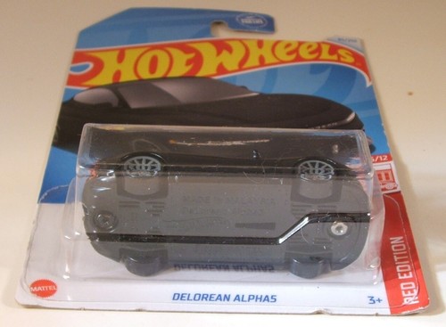 HOT WHEELS #2024-085 DeLorean Alpha5, Target Red Edition (IMPERFECT PACKAGE) - Picture 5 of 6