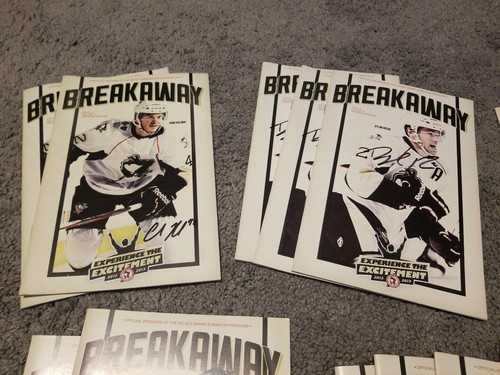20 WBS WILKES BARRE SCRANTON Penguins SIGNED BREAKAWAY PROGRAMS AUTOGRAPHED 2013 - Picture 2 of 5