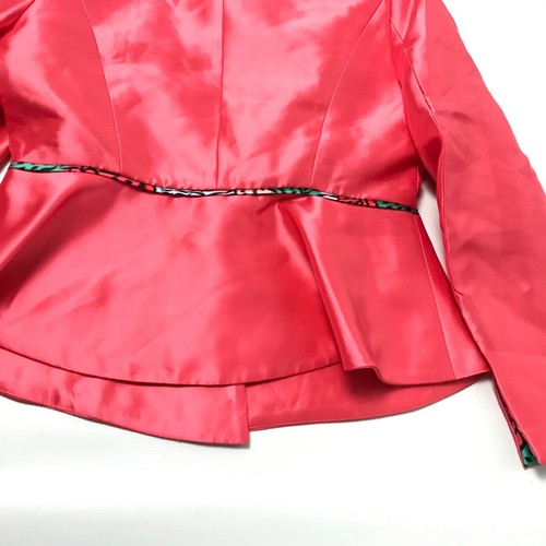 Giovanni Größe 8 Blazer Jacke rot Schößel Langarm Karriere Geschäft Arbeit Büro - Bild 6 von 7
