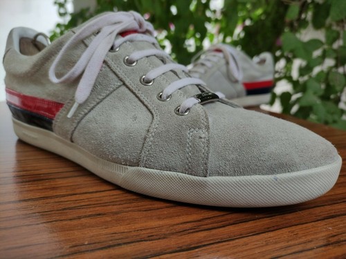 Dior Homme grau Wildleder Leder Turnschuhe Größe EU 43 | | US 10 - Bild 2 von 12