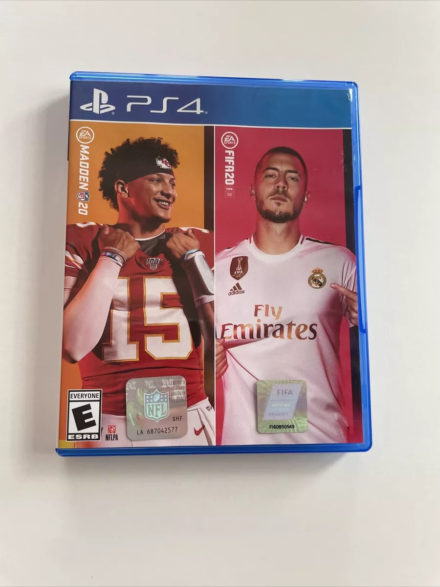 Madden NFL 20 FIFA 20 PlayStation 4 PS4 EA Sports Bundle. 2 Discs