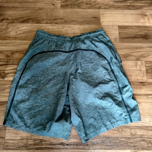 Pantalones Cortos Lululemon Core Para Hombre Talla M Gris Cordón Forrado Bolsillos - Imagen 4 de 8