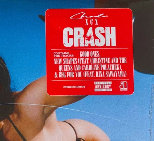 CHARLI XCX * CRASH * 11 TRK CD w/ LIMITED SIGNED ART CARD 1 * BN * RINA SAWAYAMA - Picture 5 of 6