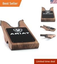 Lightweight Stained Wood Boot Jack - Stylish Brown Design for Easy Boot Removal