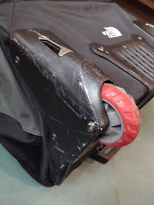 North Face Double Track Rolling Luggage RARE Y2K Luggage North Face Double Track Rolling Luggage RARE Y2K Luggage