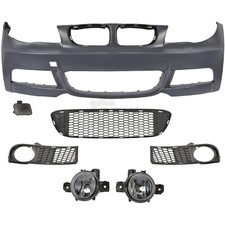 Stoßstange vorne + Nebelleuchten für BMW 1er E82 E88 Bj. 10.07->> Sport Optik 