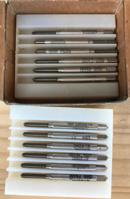 12pc 4-40 Tap HSS H8 Greenfield 5500 PLG. 1 New Old Stock USA  