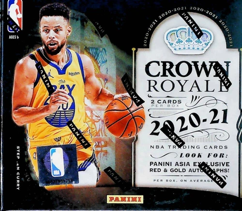2020-21 NBA Crown Royale Basketball Factory Sealed Asia TMALL Box