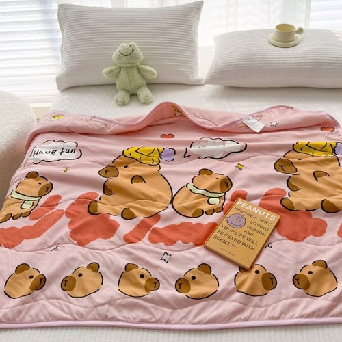 Soft Washed Cotton Children Blanket Washable Air Conditioner Quilt Baby Quilt - Picture 3 of 16