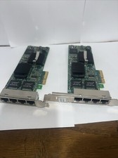 Qty 2 Dell PRO/1000 VT Quad-Port Gigabit PCIe Ethernet Adapter Dell P/N: 0H092P