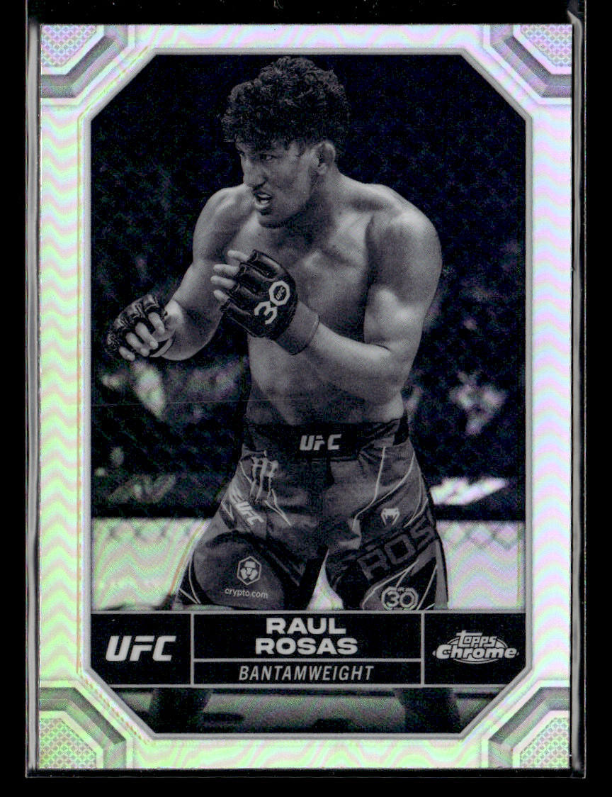 2024 Topps Chrome UFC #161 Raul Rosas Negative Card