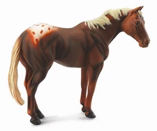 CollectA 88436 Chestnut Appaloosa Stallion Horse Model Toy Figurine - NIP