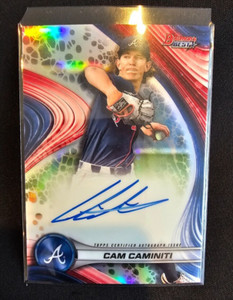 2024 Bowmans Best Cam Caminiti On-Card Refractor Auto Atlanta Braves