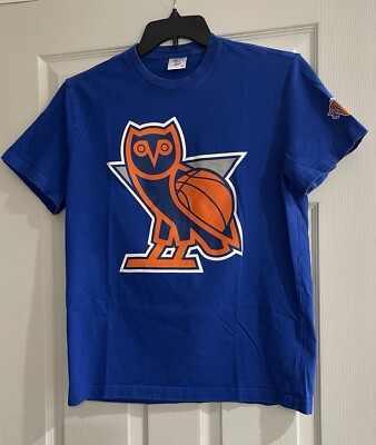 October's Very Own New York Knicks Tee Size XS Blue Orange