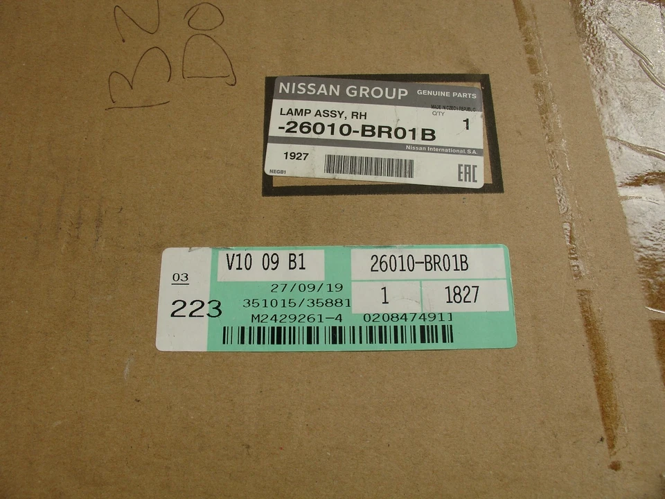 26010BR01B Unidad de faro derecho para Nissan Qashqai 2007-2013 Foto 2 de 2