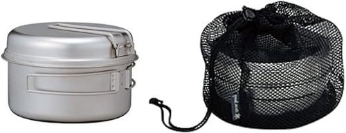 Snow Peak SCS-020R Aluminum Personal Cooker Set - Picture 4 of 7