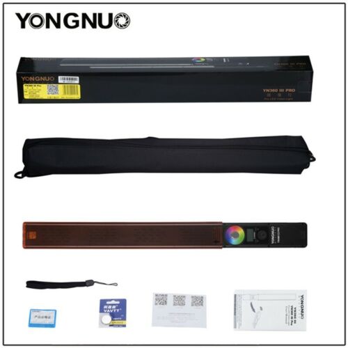 YONGNUO YN360III Pro LED Video light RGB handheld Light 3200k-5500K With Remote - Picture 3 of 8