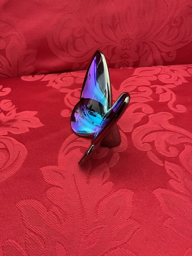 NIB NEW FLAWLESS Glass BACCARAT Crystal SCARABEE PAPILLON LUCKY BUTTERFLY Figure - Picture 9 of 12