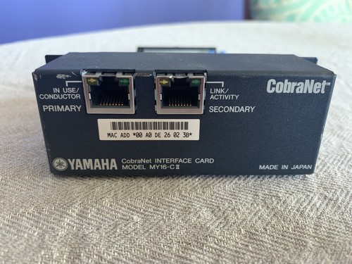 CobraNet MY16-CII For Yamaha 01V-96 Ethernet interface card - Picture 1 of 6