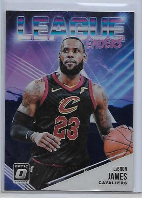 2018-19 Donruss Optic Prizm LEBRON JAMES League Leaders