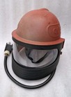 CLEMCO APOLLO 600 RED SANDBLASTING HELMET WITH AIR PIPE FOR CLEMCO MAKE 