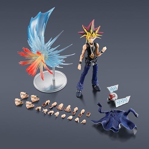 S.H.Figuarts Yami Yugi Yu-Gi-Oh Duel Monsters Tamashii Nations Bandai Figure - Picture 7 of 8