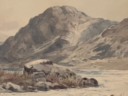 Philip Osment 1861-1947 Landscape possibly Scottish / Welsh ~ A fine Watercolour - Picture 8 of 12