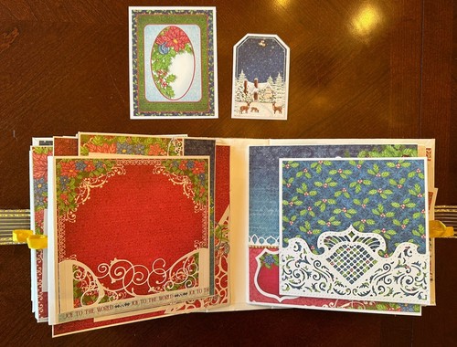 Handmade Album Using Heartfelt Creations Candlelit Christmas Collection - Picture 10 of 19