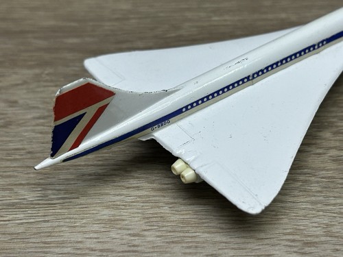 Vintage 1970’s Corgi Toys 650 British Airways Concorde G-BBDG Diecast - Picture 4 of 18