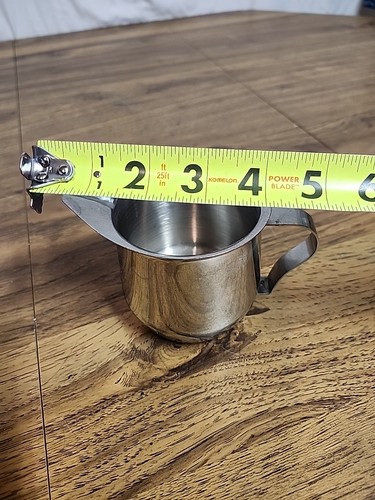 Vintage Stainless Steel Creamer/Syrup McGaw Park Illinois Made in Japan - Picture 8 of 8