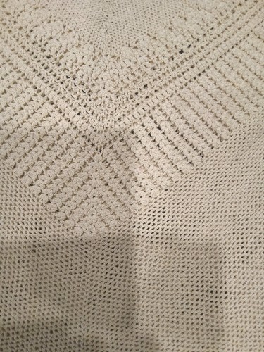 Suéter Ann Mashburn Supirna Algodón Orgánico Cáñamo Crochet Talla L Muy Lujo Elegante - Imagen 10 de 10