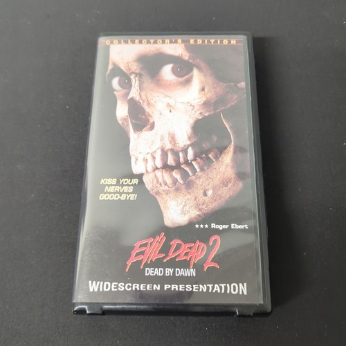 Evil Dead II 2 VHS Tape 1998 Collectors Edition Widescreen Vintage Horror
