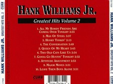HANK WILLIAMS, JR. - HANK WILLIAMS, JR.'S GREATEST HITS, VOL. 2 NEW CD