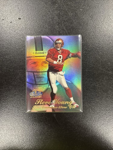 Steve Young San Francisco 49ers 1998 Flair Showcase NFL Football Card #17 Row 3 - Bild 1 von 2