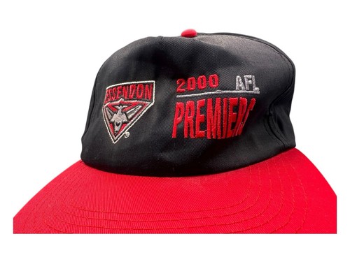 Genuine Vintage Essendon Bombers 2000 Premiers Hat Cap AFL - Eclipse VGC RARE - Picture 3 of 12