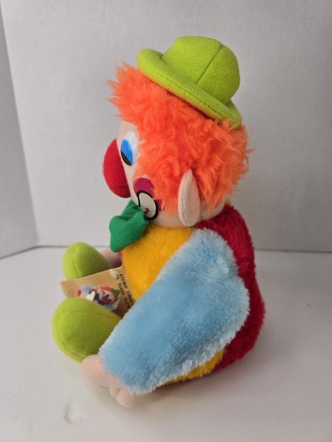 Vintage 1979 Dan Dee Clown Plush Stuffed Animal 11" New With Tag - Picture 12 of 16