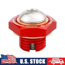 Aluminum Reducer Oil Drain Plug Screw & Washer For Yamaha Raptor 700 2006-2026