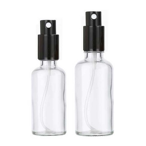 10ml - 100ml Spray Bottle for Perfume Essential Oil Spray Container w/ Black cap - Picture 5 of 15