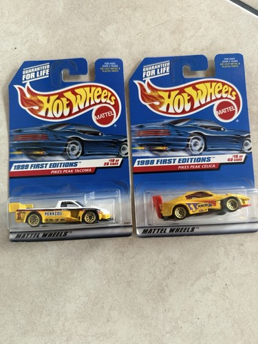 Hot Wheels Pikes Peak Penzoil Toyota Tacoma & Celica lot