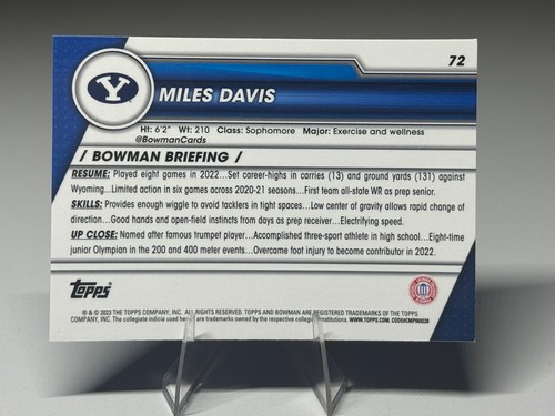 BYU COUGARS Football Cards ACTIVE PLAYERS - You Pick - Auto’s, #’d, SP, Rookies! - Picture 139 of 232